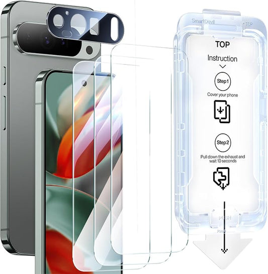 SMARTDEVIL [3+1 Pack Screen Protector by SmartDevil