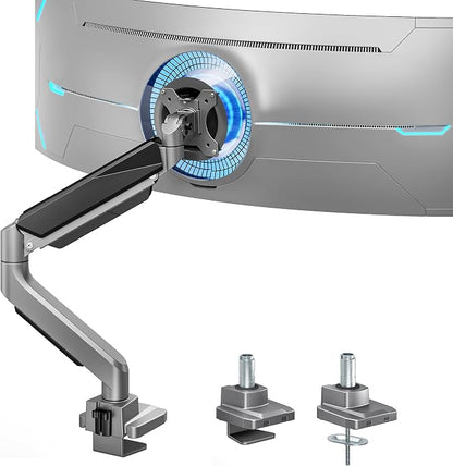ARES WING Ultrawide Single Monitor Arm, Heavy Duty Monitor Mount by ARESWING