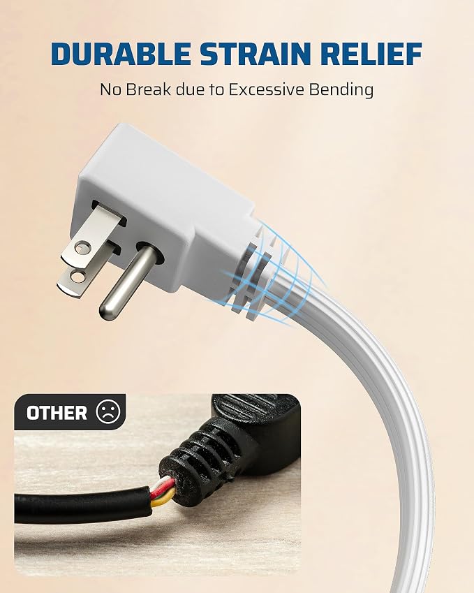 DEWENWILS Heavy Duty 1 Ft Extension Cord - Image 6
