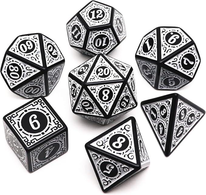 Polyhedral DND Dice Set, 5 Pack Dice Sets Fit - Image 3