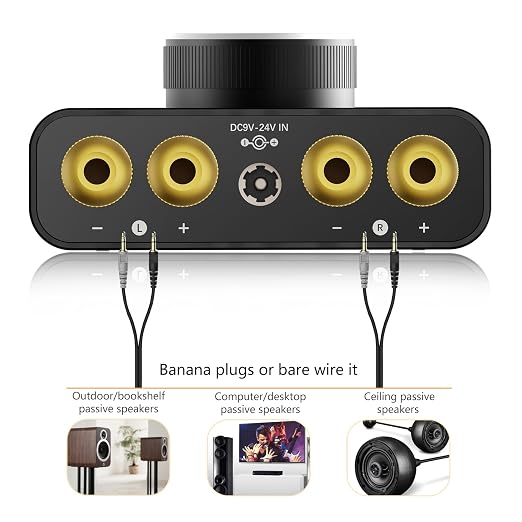 AK30 Mini Bluetooth Amplifier for Passive Speakers, 50W+50W 2.0CH Audio - Image 6