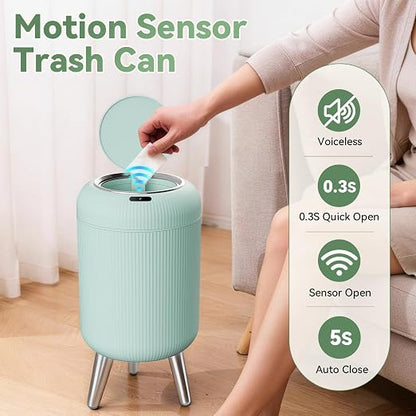 Automatic Motion Sensor Bathroom Trash Can Touchless, 3 Gallon/11L Smart - Image 3