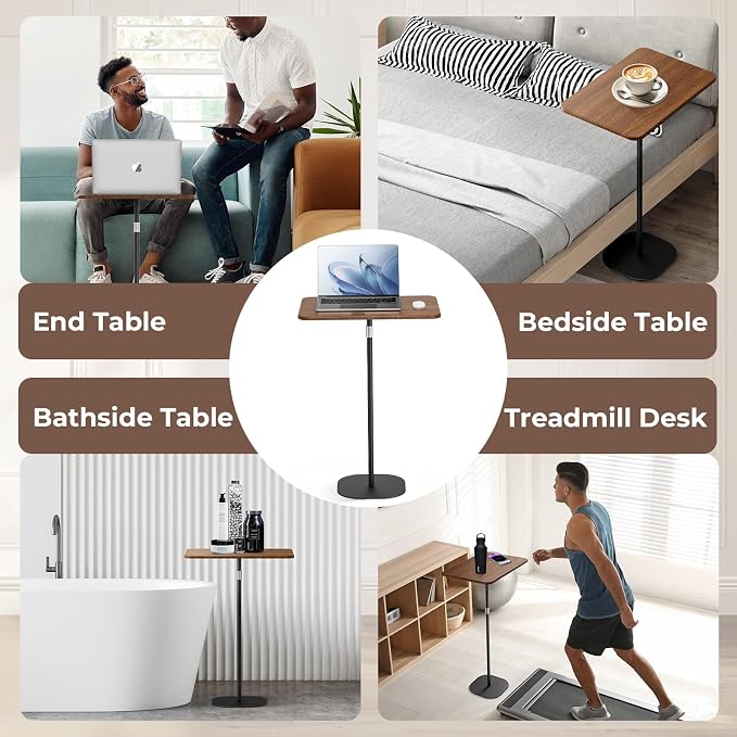Portable Laptop Floor Stand, Bedside/Sofa Table - Image 4