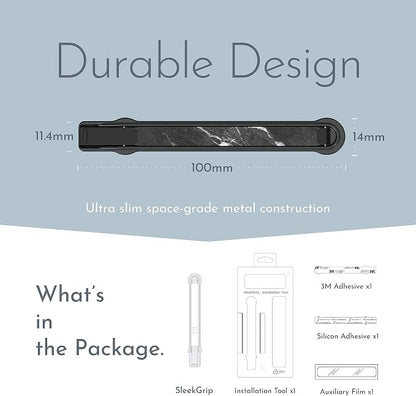 SleekGrip Premium, Swappable Phone Stand & Grip- Ultra Thin Convertible Grip - Image 5