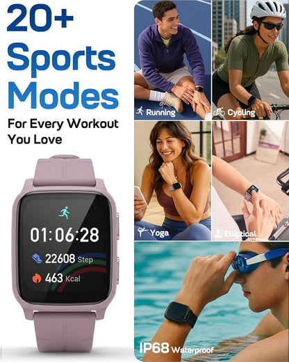 MorePro Fitness Tracker with 24/7 Heart Rate & Blood Pressure Monitor, Blood - Image 5
