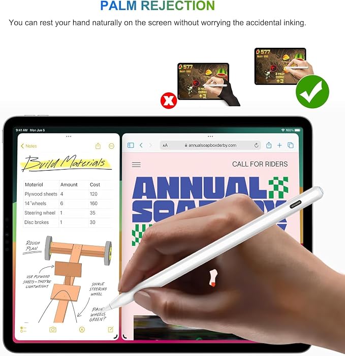 Pencil 2nd Generation Magnetic Wireless Charging: HATOKU Stylus Pen - Image 5