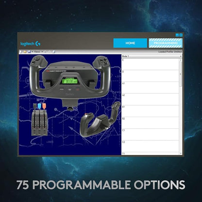 Logitech G PRO Flight Yoke System, Professional Simulation Yoke and Throttle - Image 7