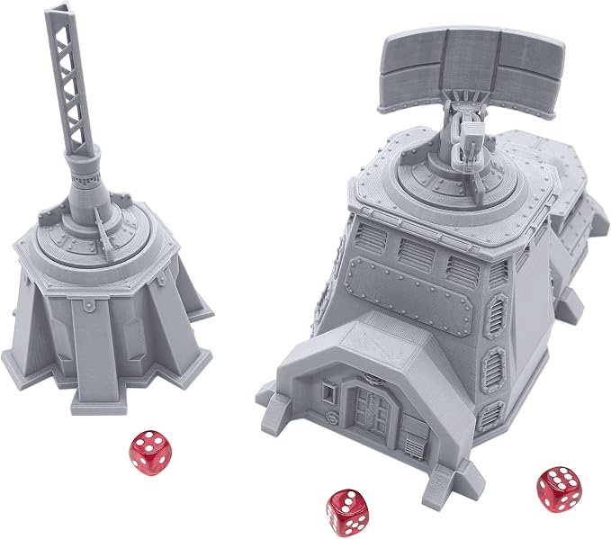 EnderToys Armored Barracks Set by Terrain4Print, 3D Printed Tabletop RPG - Image 2