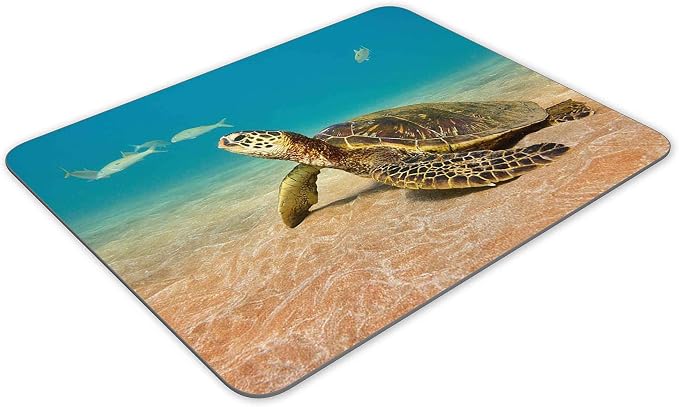 Sea Turtle Gaming Mouse Pad， Rectangle Mouse Pad Size - Image 2