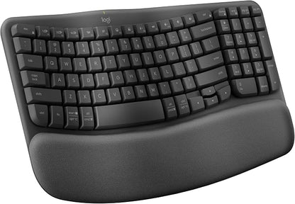 Logitech Wave Keys Wireless Ergonomic Keyboard by Logitech