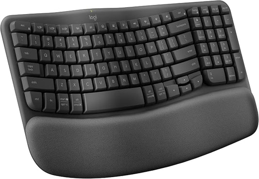 Logitech Wave Keys Wireless Ergonomic Keyboard by Logitech