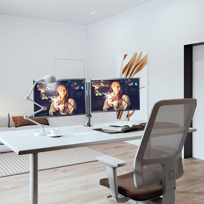 Suptek Monitor Mount, Adjustable Dual Monitor Arm Desk Mount Heavy Duty Monitor - Image 7