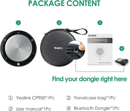 Yealink Bluetooth Speakerphone Conference Microphone Teams-Certified CP900 - Image 6
