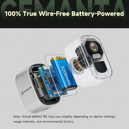 2.5K 4MP Security Camera Wireless Outdoor, Solar Powered WiFi Cameras - Image 4