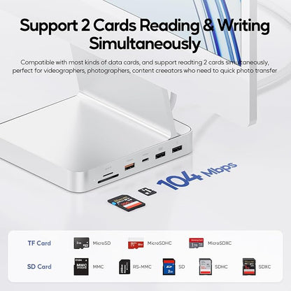 Upgraded 11 in 1 USB C Hub for iMac 24 inch USB Hub 2021 2023 2024 Support M.2 - Image 7