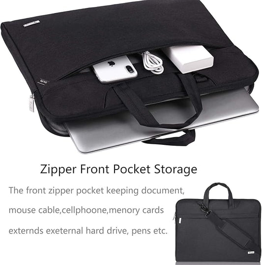 Voova Laptop Bag 15.6 Inch, Waterproof Computer Sleeve Carrying Case - Image 2