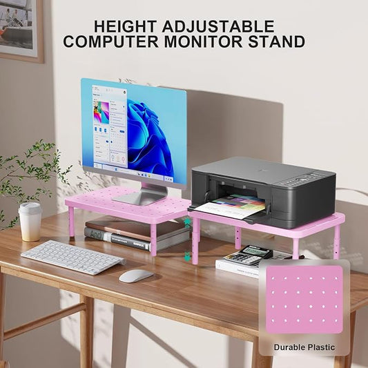WALI Computer Monitor Stand for Desk, Adjustable Laptop Riser, Desk Monitor - Image 2