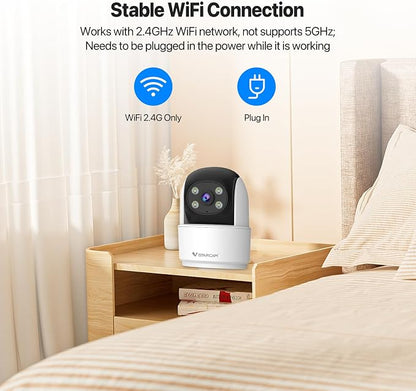 VSTARCAM 3MP Indoor Security Camera, 2.4G WiFi Cameras - Image 6