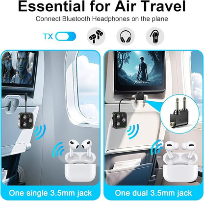 2025 Pro Bluetooth 5.4 Transmitter Receiver, 2-in-1 Wireless Audio Adapter - Image 3