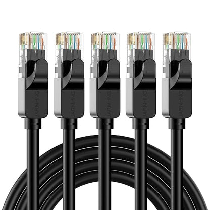 Cat 6 Ethernet Cable 6 ft, High Speed 10Gbps, Indoor/Outdoor, Compatible by Unknown