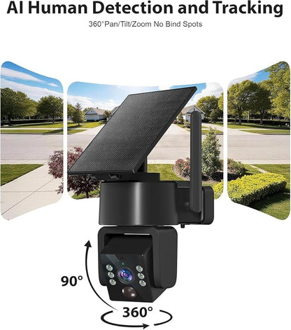 5G & 2.4G Wi-Fi Outdoor Camera Wireless, Solar Security Cameras Wireless Outdoor - Image 6