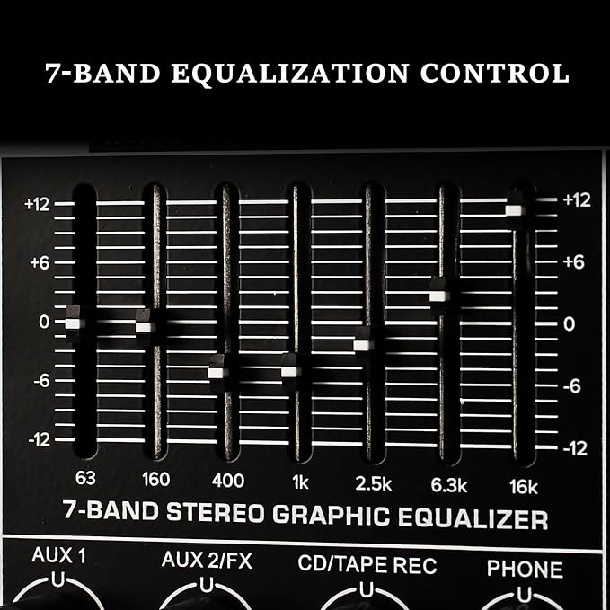 Audio Mixer 6 Channel Professional Mixer Console - Image 4