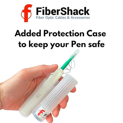 Fibershack - 2.5mm Fiber Optic ST Cleaner Pen & Dust Caps - FC & SC Fiber - Image 2