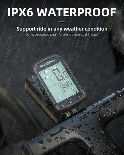 ROCKBROS Bike Computer Wireless Cycling Computers ANT+ Bluetooth Bicycle - Image 7