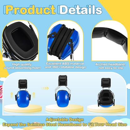 Amylove 12 Pcs Kids Ear Protection Noise Cancelling Headphones Ear Muffs Bulk - Image 3