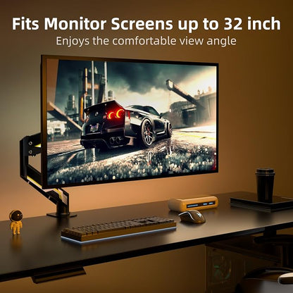 Suptek Monitor Mount Gas Spring Arm Desk Mount Stand - Image 6