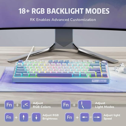 RK ROYAL KLUDGE R75 Mechanical Keyboard Wired - Image 7