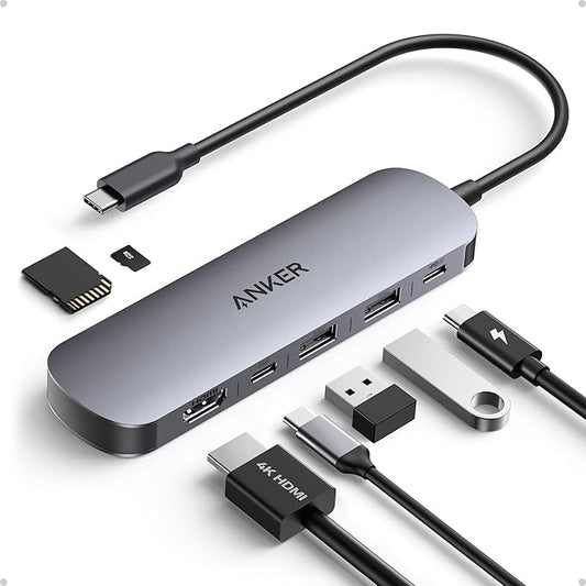 Anker USB C Hub, 7-in-1 Multi-Port USB Adapter by Anker