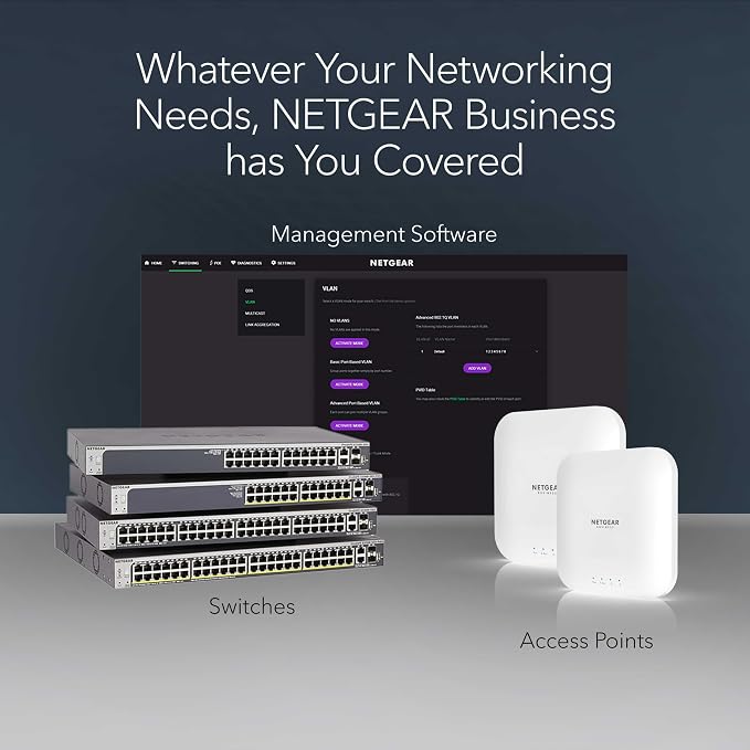 NETGEAR 8-Port 1G/10G Gigabit Ethernet Unmanaged Switch - - Image 5