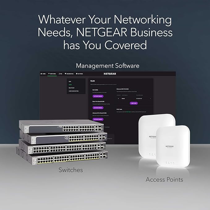 NETGEAR 8-Port 1G/10G Multi-Gigabit Ethernet Unmanaged Switch - - Image 5