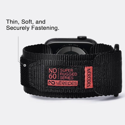 Nereides Compatible with Apple Watch Band Ultra 3/2/1, Nylon Sports Strap with - Image 8