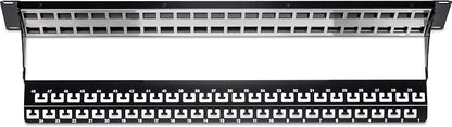 TRENDnet 48-Port Blank Keystone Shielded 2U HD Patch Panel, 2U 19” Metal - Image 6