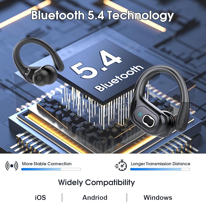 Wireless Earbuds 75hrs Bluetooth 5.4 Headphone Sport, 2025 Bluetooth Earbuds - Image 5