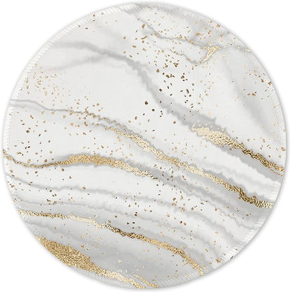 ITNRSIIET Round Mouse Pad with Stitched Edge Premium-Textured Waterproof by +ITNRSIIET