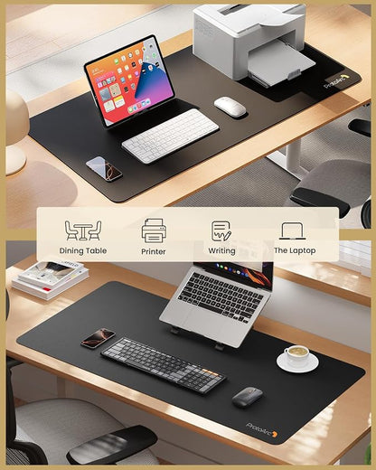 ProtoArc Leather Desk Mat, Large Mouse Pad- 31.5×15.8 inch, Non-Slip PU Leather - Image 8
