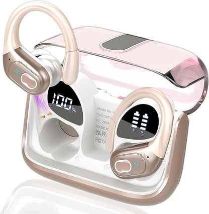 Wireless Earbuds 75hrs Bluetooth 5.4 Headphone Sport, 2025 Bluetooth Earbuds by Aptkdoe