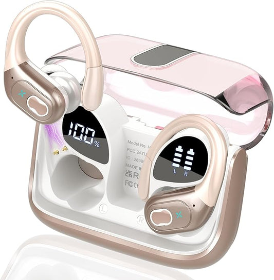 Wireless Earbuds 75hrs Bluetooth 5.4 Headphone Sport, 2025 Bluetooth Earbuds by Aptkdoe