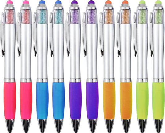 Stylus Pens 2-in-1 Ballpoint Pen 1.0mm Medium Point Pens by Linbsunne