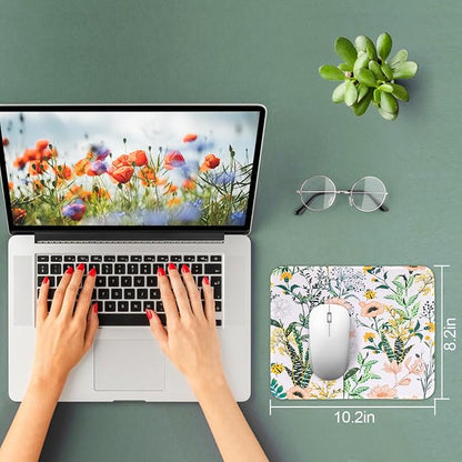 3 Pack Small Mouse pad Beautiful Flowers Plants Mouse Pads - Image 2