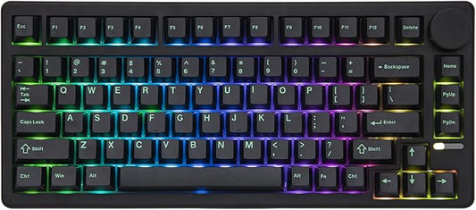 EPOMAKER QK81 75% Wireless Mechanical Gaming Keyboard, QMK/VIA Programmable and by EPOMAKER