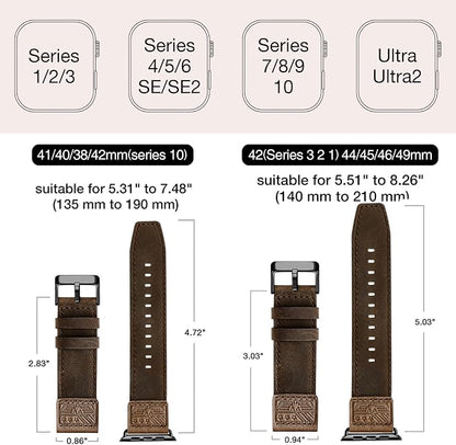 SUNFWR Leather Bands Compatible - Image 5