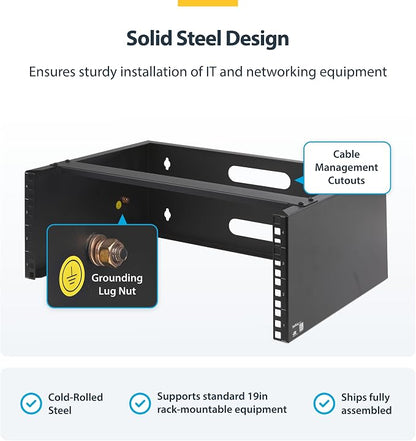 StarTech.com 4U Wall Mount Network Rack - Image 3