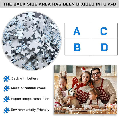 Custom Puzzle 120/200/300/500/1000/1500 Pieces, Personalized Puzzle from Your - Image 3