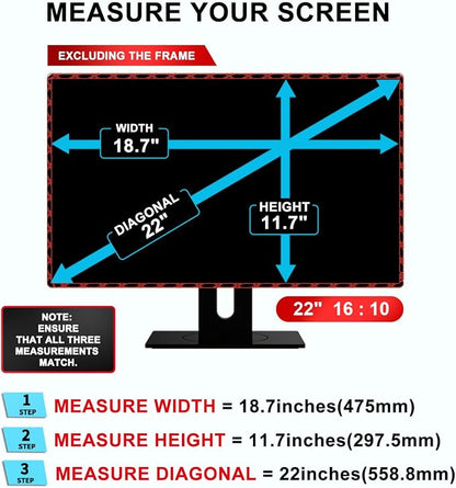 22 inch Computer Privacy Screen Filter - Image 2