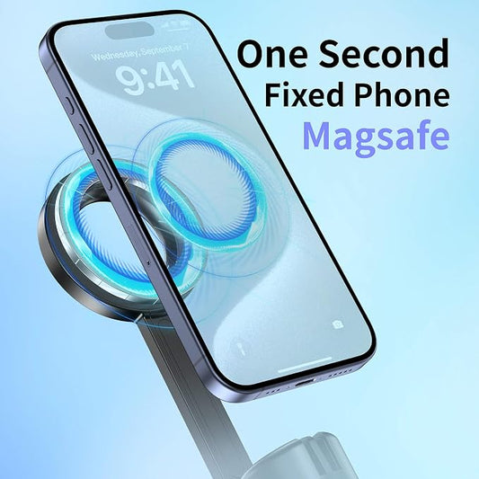 SEAJIC for MagSafe Tripod for iPhone 64 Selfie Stick Tripod Phone - Image 2