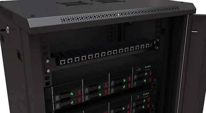 Ethernet Surge Protector 19" RackMount PoE+ Gigabit -Gas Discharge Tube -RJ45 - Image 4